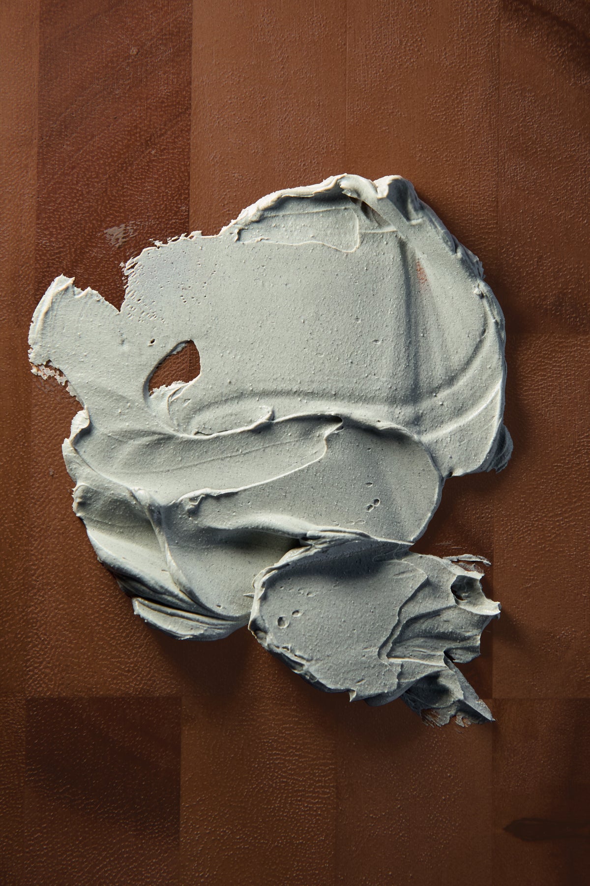 Swatch of grey-green clay mask